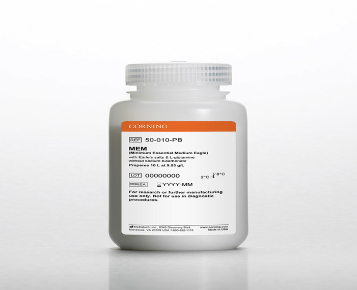 Minimum Essential Medium Powder Corning 10L/50L MEM (Minimum Essential Medium), Powder - גטר ביומד